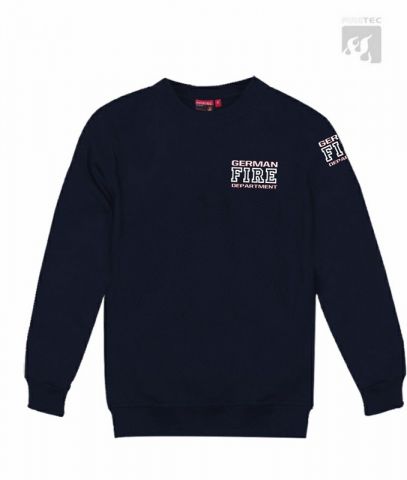 Sweatshirt GFD Farbkombi. bordeaux/weiß